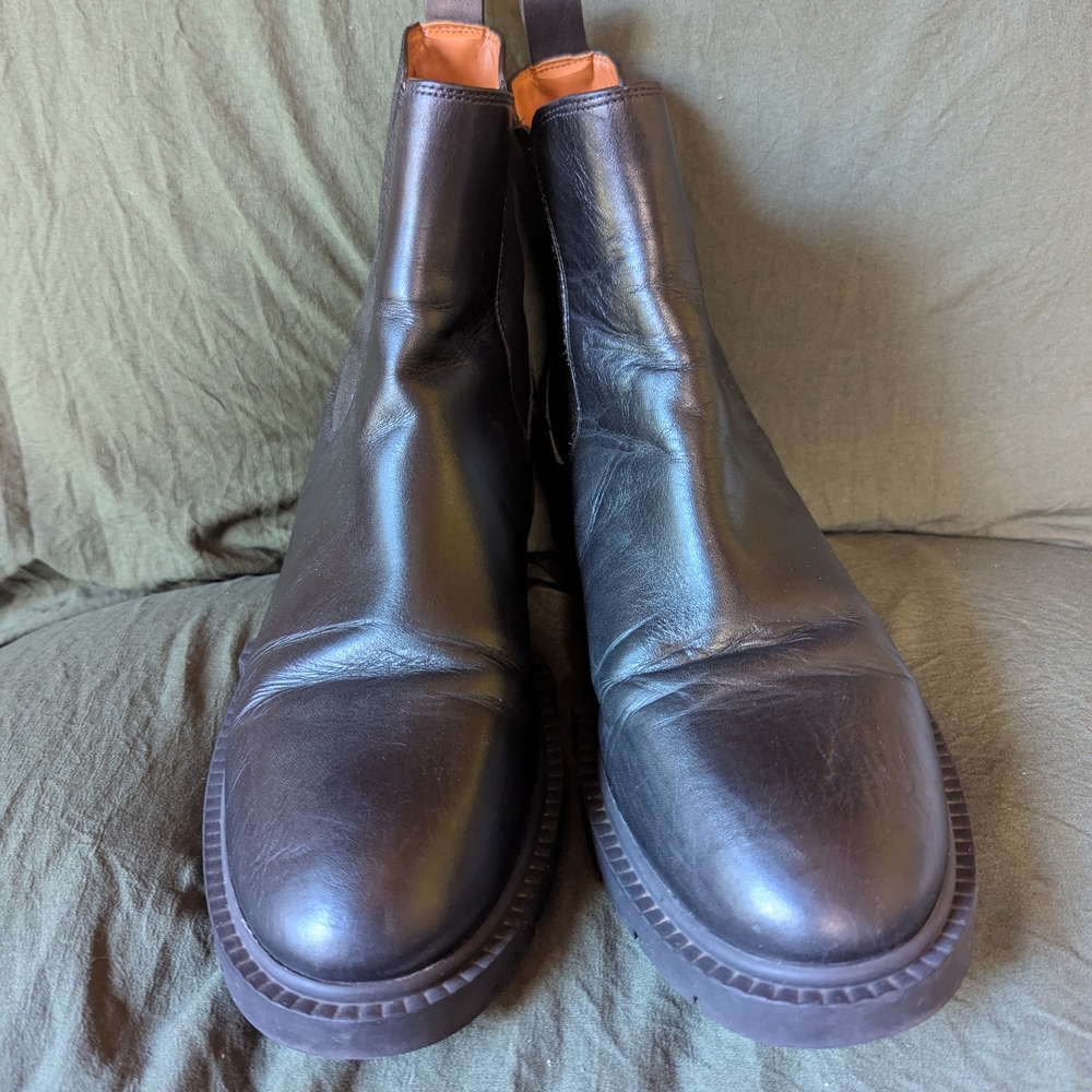 Coach Black Leather Ankle Boots - Picture 2 of 7